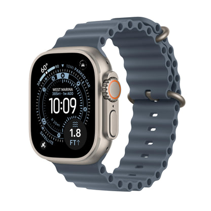 Apple Watch Ultra 3 [GPS + Cellular 49mm] Running & Multisport Smartwatch w/Rugged Titanium Case w/Black Ocean Band. Satellite Communications, Advanced Health & Fitness Tracking