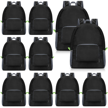 Jexine 10 Pcs Backpacks in Bulk 16.5 Inches Back Pack Basic Backpack for Adult Lightweight Outdoor Travel Book Bags(Sunny Pastel)