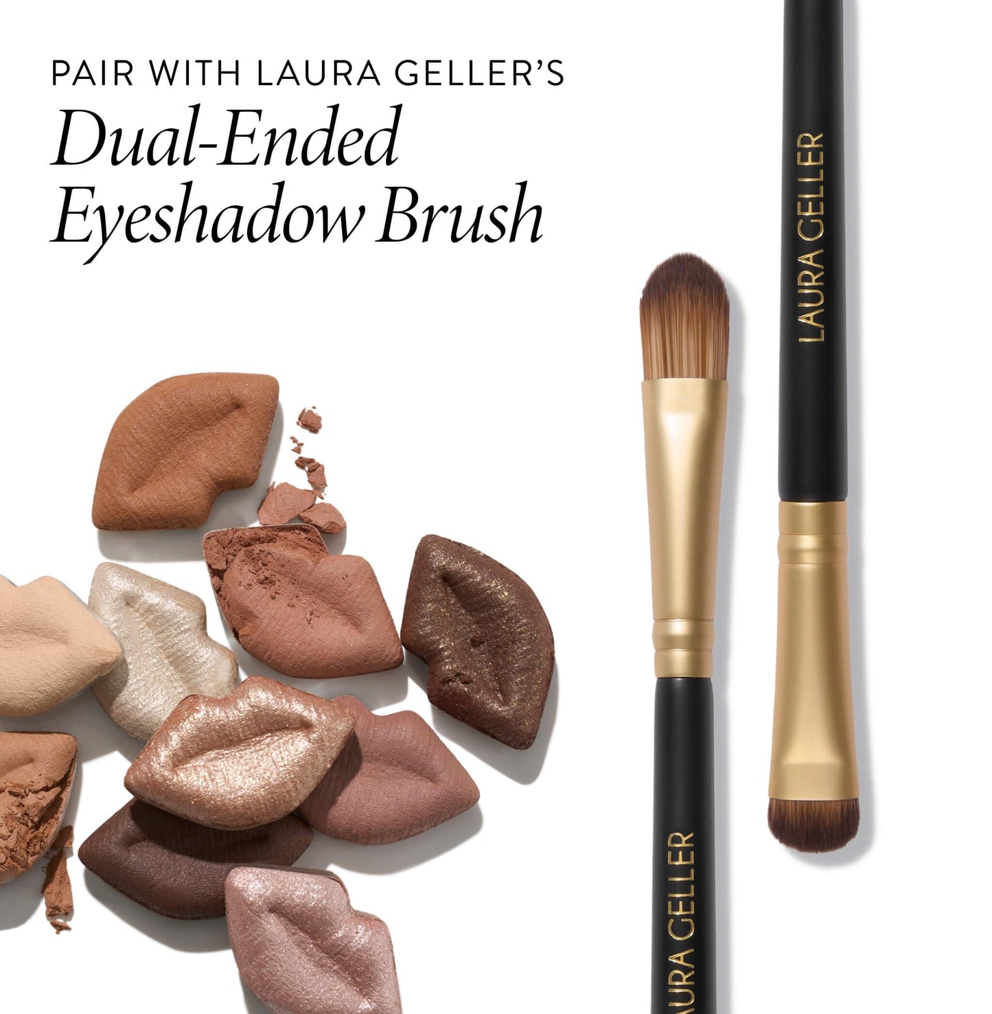LAURA GELLER NEW YORK The Delectables Timeless Tones Baked Eyeshadow Palette | 14 Pigmented Eyeshadows Blendable Everyday Look