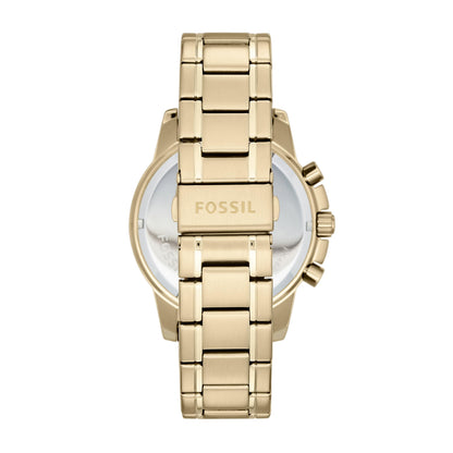 Fossil Men's Watch, Dean Quartz Stainless Steel Chronograph Watch for Men