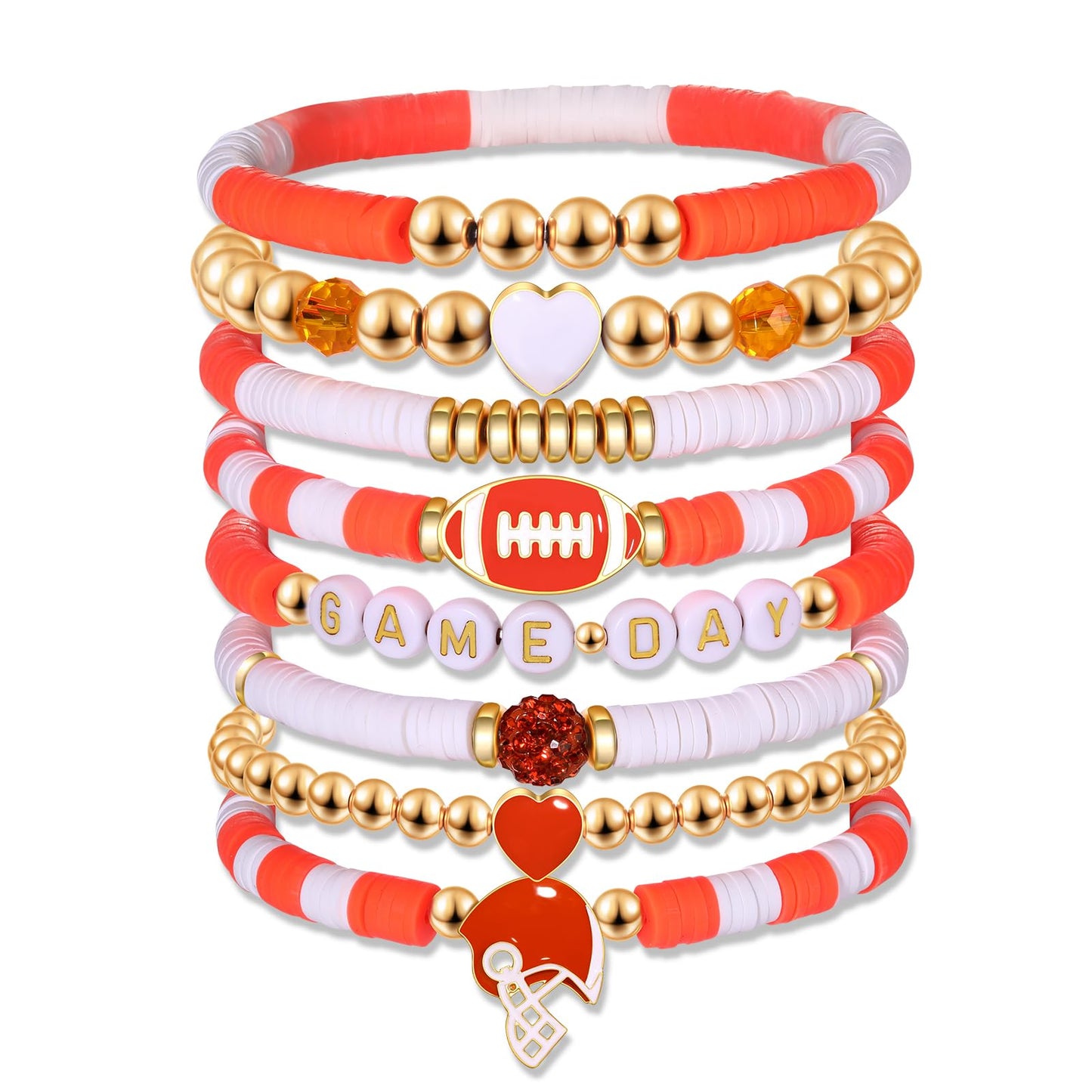 Heishi Bracelets for Women Clay Beaded Stretch Bracelets Stackable Friendship Bracelet Set Summer Beach Accessories Outfits Jewelry Gifts