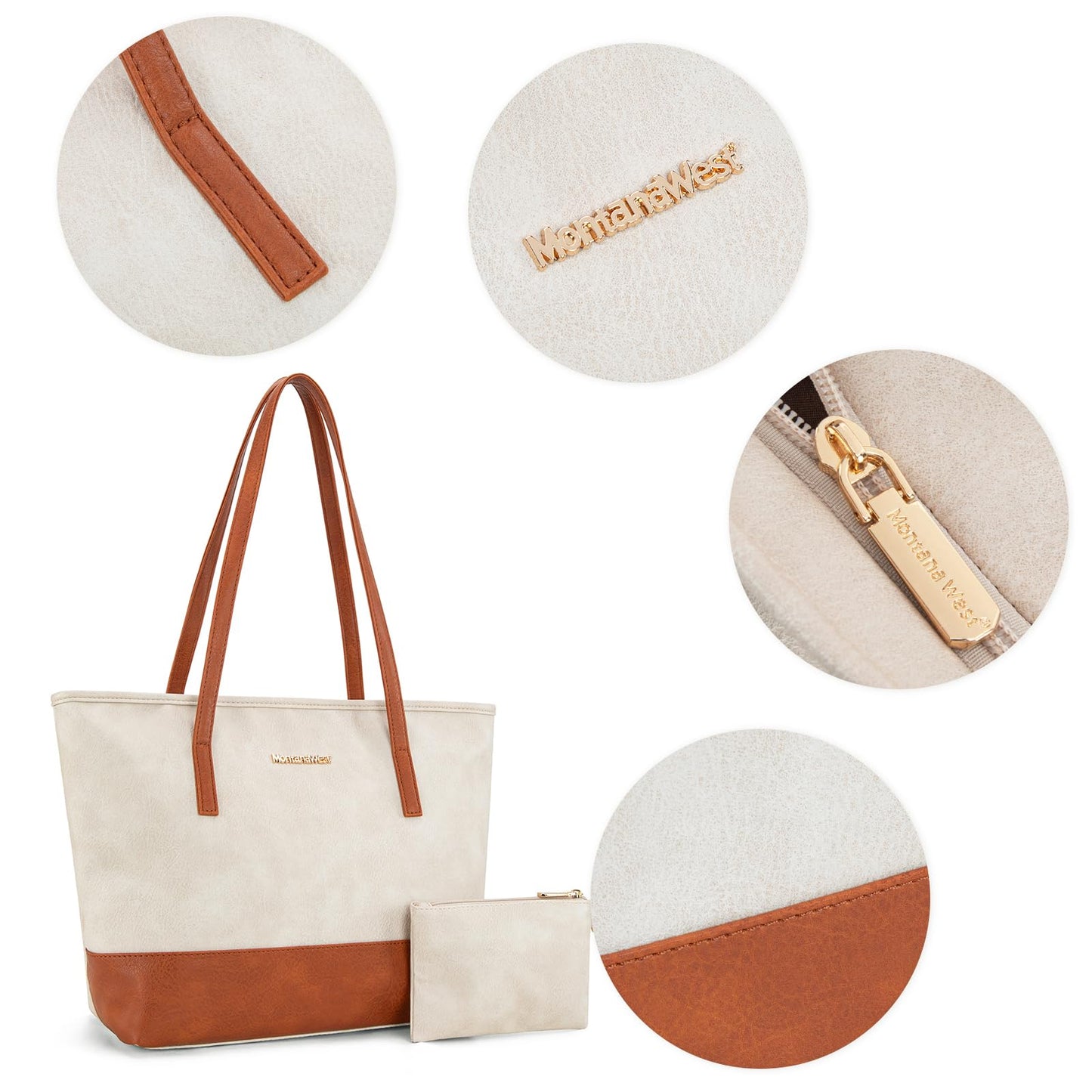Montana West City Tote Bags Purses and Handbags for Women Causal Bag