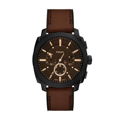 Fossil Men's Watch, Machine Stainless Steel Chronograph Watch for Men