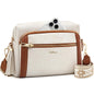 Small Leather Crossbody Bags for Women Anti theft Purses and Handbag Shoulder Hangbag with Wide Strap Tassel