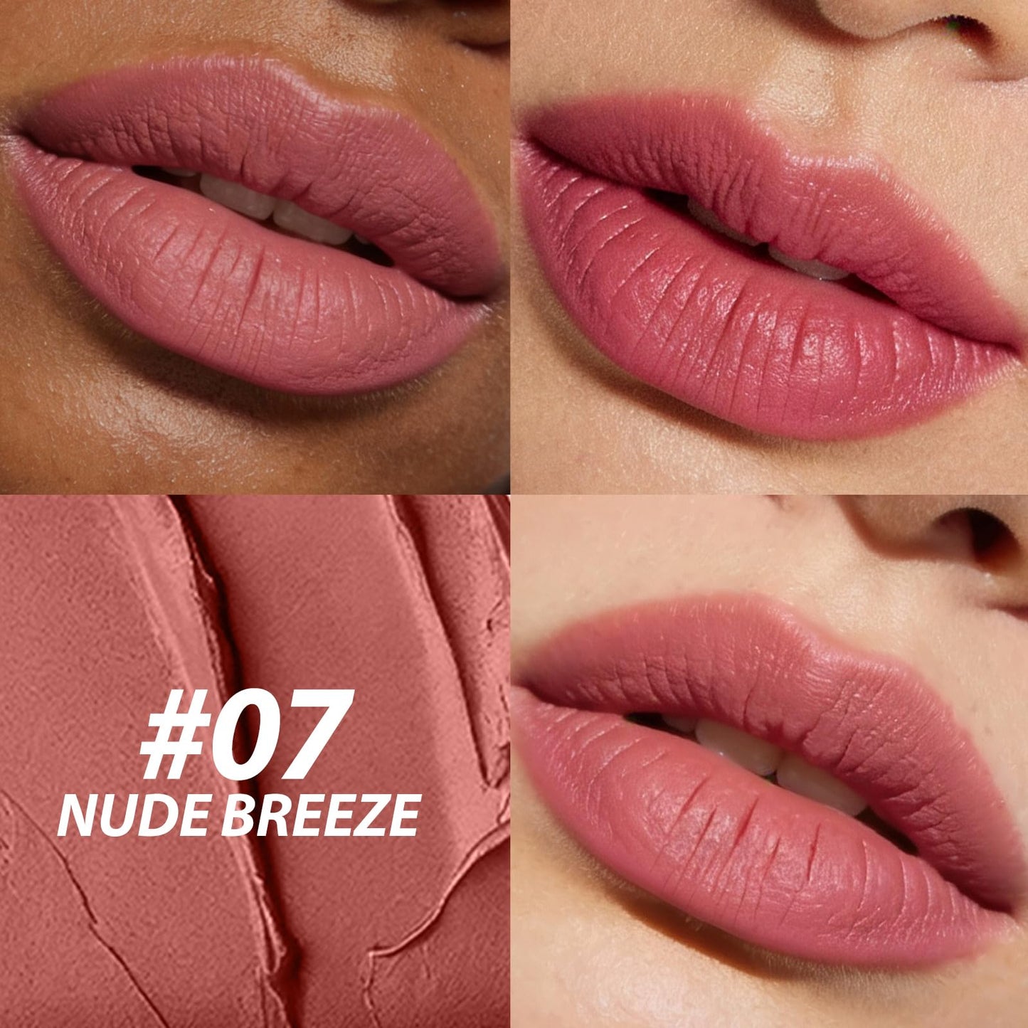 12Pcs Velvet Matte Lipstick Set, Nude to Dark Shades, Long-Lasting,Color A | Highly pigmented matte color, smooth creamy glide, waterproof wear, nude-to-dark tones, ideal for daily makeup or gifting
