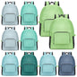 Jexine 10 Pcs Backpacks in Bulk 16.5 Inches Back Pack Basic Backpack for Adult Lightweight Outdoor Travel Book Bags(Sunny Pastel)