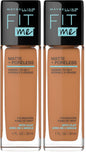 Maybelline Fit Me Matte + Poreless Liquid Oil-Free Foundation Makeup, Mocha, 1 Count (Packaging May Vary)