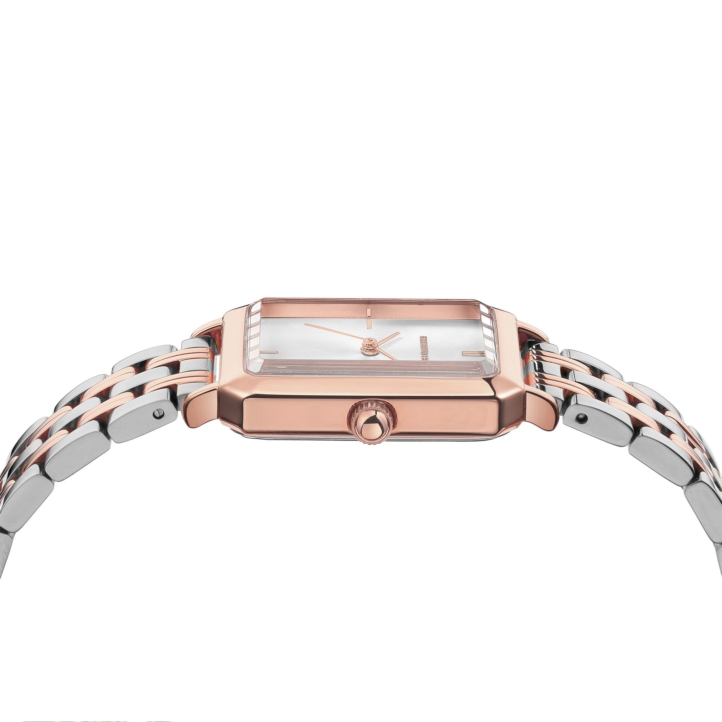 Roberto Marino RM1982 Women’s Luxury Watch Rectangular Gold – Japanese Quartz Movement, Vintage Stainless Steel Design, Silver Dial, Elegant Dress Timepiece, 3ATM Water Resistant – Reloj para Mujer