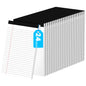 12 Pack Notepads 5x8, Small Legal Pads Narrow College Ruled, 30 Sheets/Pack, Perforated Notebook - White Note Pads for School, Memo, Note Taking, Teacher & Office Supplies, Writing Pads of Paper