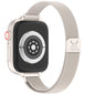 MARGE PLUS Slim Milanese Loop Compatible with Apple Watch Band for women 41mm 40mm 38mm 42mm 46mm 45mm 44mm, Stainless Steel Magnetic Mesh Strap work on iWatch Series 11 10 9 8 7 6 5 4 3 & SE 3 2 1