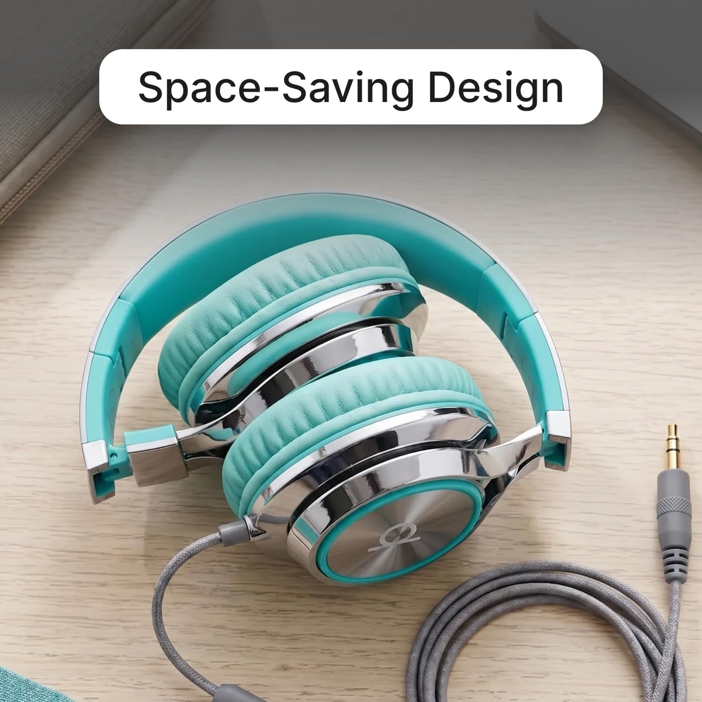 ARTIX Pack of 60 Wired Kids Headphones for School (Lavender), Microphone & Volume Control - Bulk Classroom Headphones with Mic, Teens Corded Head Phones for Laptop, Chromebook, Tablet 3.5mm Aux Cord