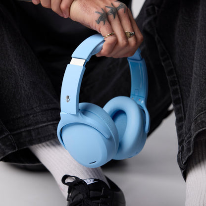 Skullcandy Crusher ANC 2 Noise Cancelling Wireless Headphones - True Black | Multi-Sensory Crusher Bass, Over-Ear Fit, Bluetooth, 60 Hours Battery, Working Out, Gym, Travel, Studying, Music, Gaming