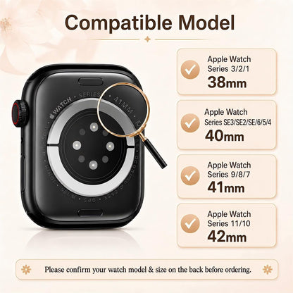 Missair Bands Compatible with Apple Watch Band 38mm 40mm 41mm 42mm 44mm 45mm 46mm 49mm for Women, Slim Metal Dressy Jewelry Bracelet with Bling Diamond for iWatch Series 11 10 9 8 7 6 5 4 3 SE Ultra