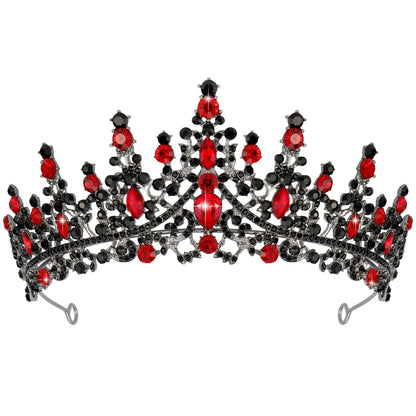 TOBATOBA Silver Wedding Crystal Tiaras and Crowns for Women, Bride Royal Queen Headband Princess Quinceanera Headpieces for Birthday Prom Pageant Party