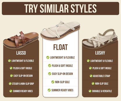 Project Cloud Summer Slides for Women 2026 with Plush and Soft Insole Womens Sandals Comfortable - Non-Slip and Lightweight Sandals Women Footwear