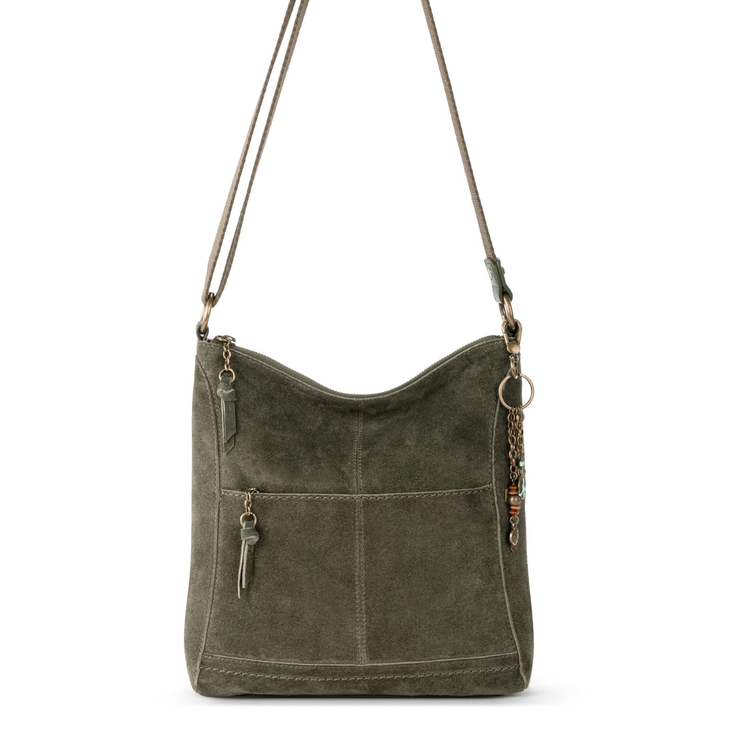 The Sak Lucia Leather Crossbody Purse - Premium Leather Women's Handbag for Everyday & Travel - Cross Body Bag With Zipper