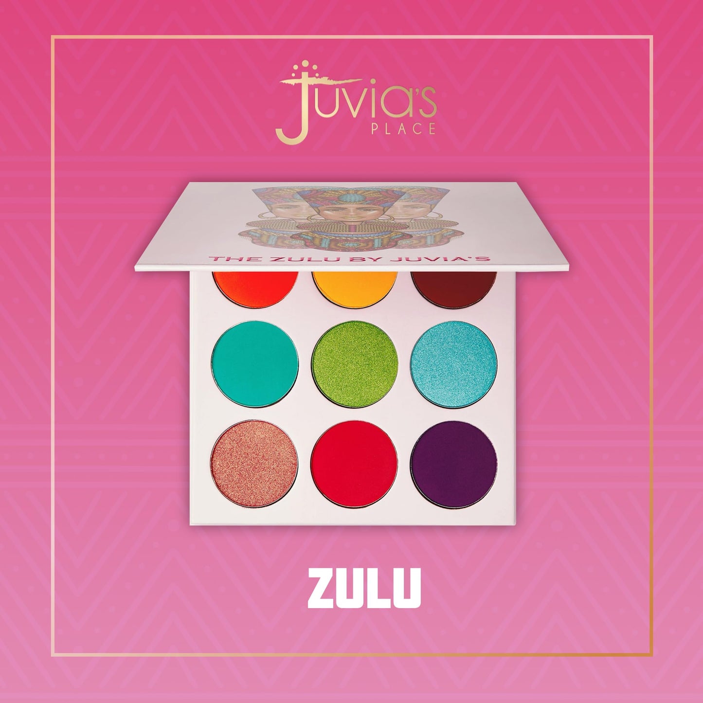 Juvia's Place Palette The Warrior - Warm Golds, Browns & Bronzes, Shades of 9, Warm and Neutral Palette, Pigmented Makeup Palette Eye Color & Shine