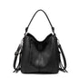 Realer Hobo Crossbody Bags for Women Designer Faux Leather Hobo Handbags Retro Large Size Shoulder Bag Bucket Purse