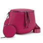 Montana West Crossbody Bag for Women, Large Bum Bag Purse Soft Vegan Leather Travel Fanny Pack with Coin Purse