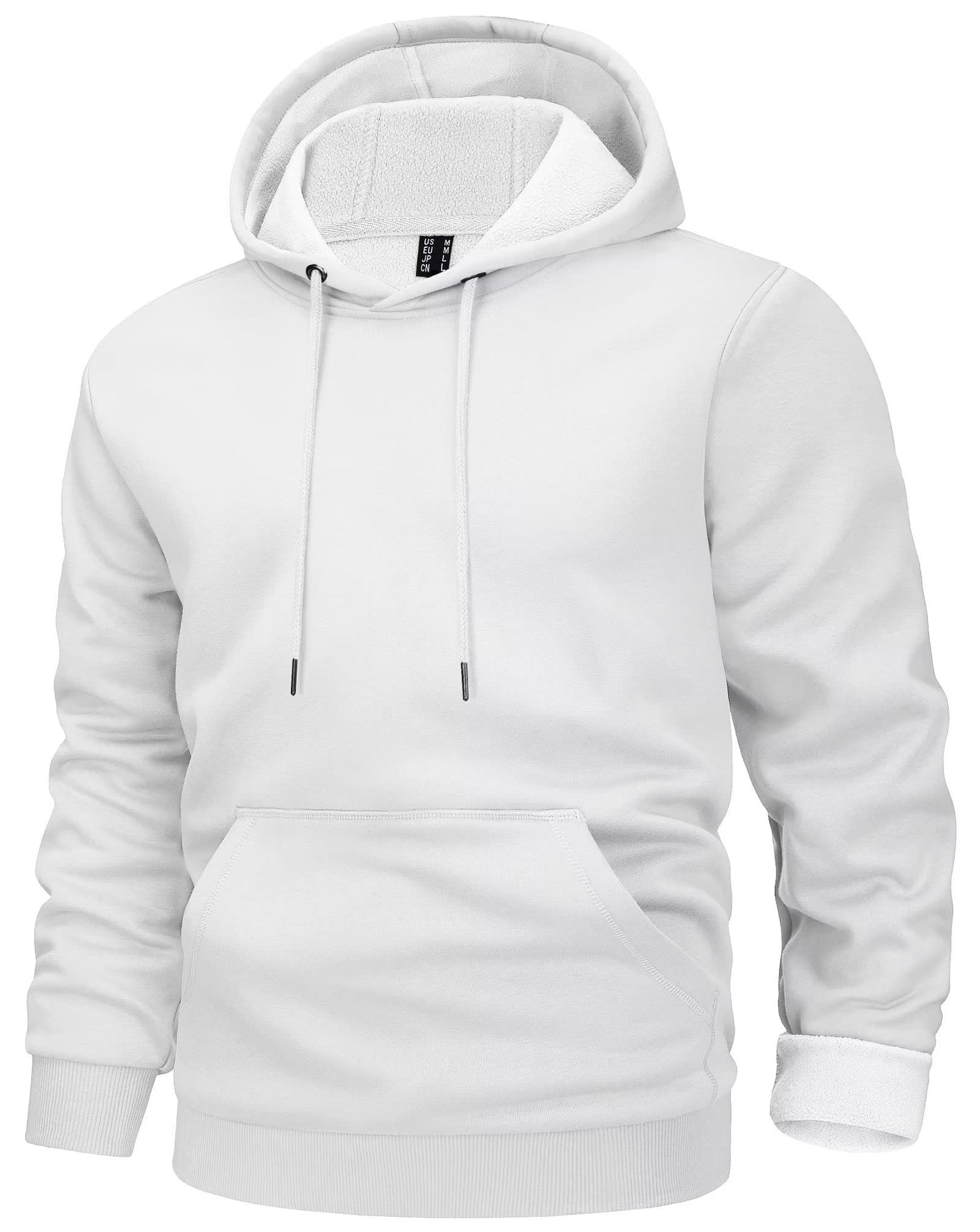 MAGCOMSEN Men's Active Hoodies Fleece Lined Sweatshirts Casual Athletic Workout Pullover With Kangaroo Pocket