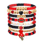 Heishi Bracelets for Women Clay Beaded Stretch Bracelets Stackable Friendship Bracelet Set Summer Beach Accessories Outfits Jewelry Gifts