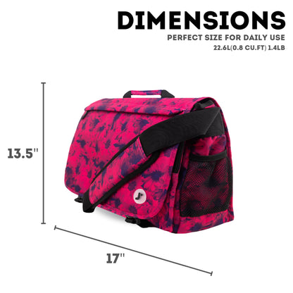 J World New York Thomas Laptop Messenger Bag for Women & Men. Kids Computer Bookbag