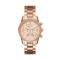 Michael Kors Bryant Chronograph Women's Watch, Stainless Steel and Pavé Crystal Watch for Women