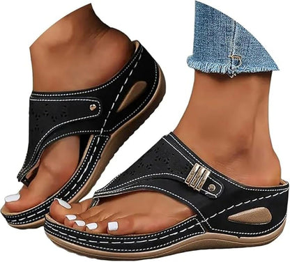 Orthopedic Sandals for Women 2026 Arch Support Flip Flops Dressy Casual Summer Beach Vacation Sandals