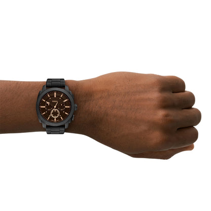 Fossil Men's Watch, Machine Stainless Steel Chronograph Watch for Men