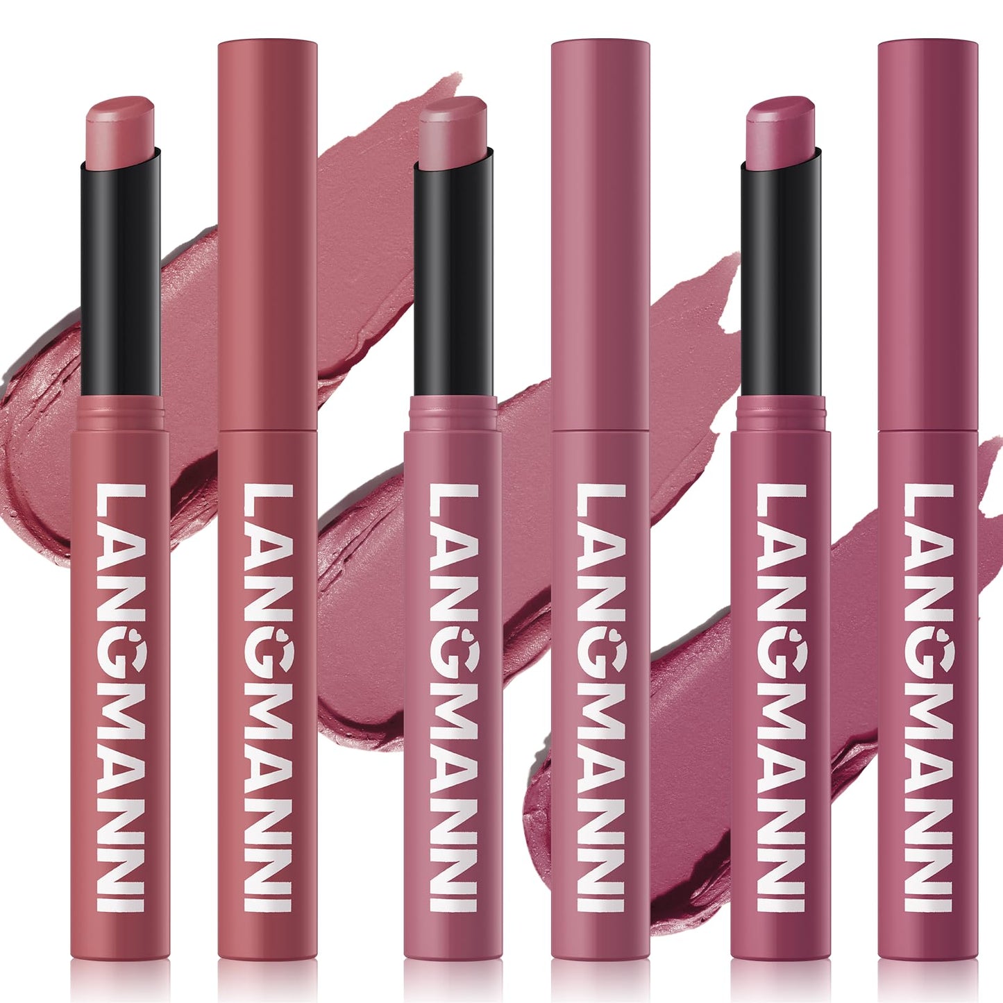 12Pcs Velvet Matte Lipstick Set, Nude to Dark Shades, Long-Lasting,Color A | Highly pigmented matte color, smooth creamy glide, waterproof wear, nude-to-dark tones, ideal for daily makeup or gifting