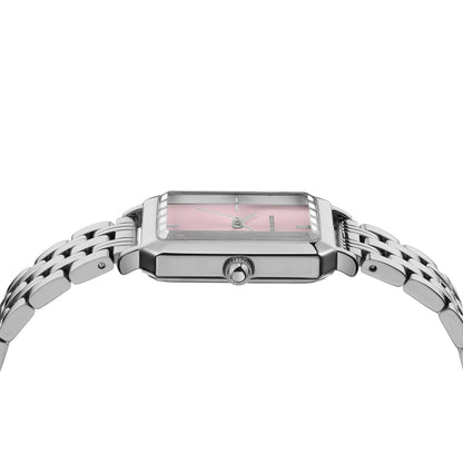 Roberto Marino RM1982 Women’s Luxury Watch Rectangular Gold – Japanese Quartz Movement, Vintage Stainless Steel Design, Silver Dial, Elegant Dress Timepiece, 3ATM Water Resistant – Reloj para Mujer