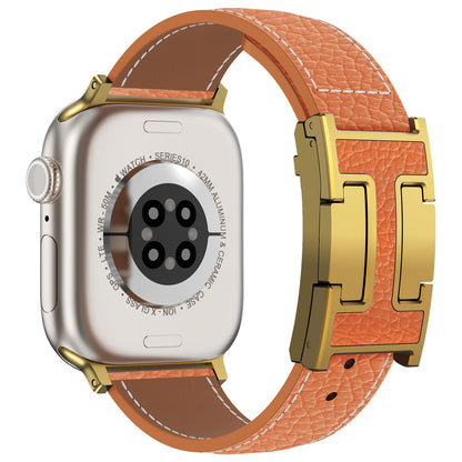 Leather Magnetic Watch Band Compatible with Apple Watch Ultra Band 49mm 46mm 45mm 44mm 42mm 41mm 40mm 38mm Replacement Strap for Women Men iWatch Ultra 3/2/1/SE3/Series 11/10/9/8/7/6/5/4/3/2/1