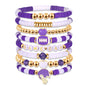 Heishi Bracelets for Women Clay Beaded Stretch Bracelets Stackable Friendship Bracelet Set Summer Beach Accessories Outfits Jewelry Gifts