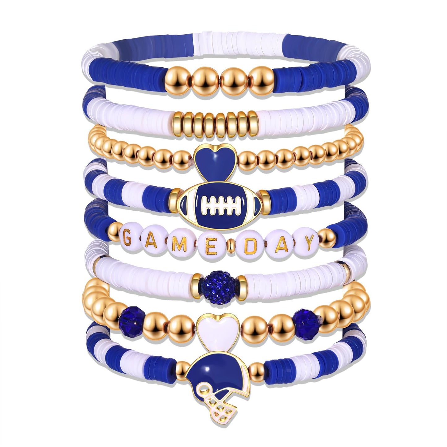 Heishi Bracelets for Women Clay Beaded Stretch Bracelets Stackable Friendship Bracelet Set Summer Beach Accessories Outfits Jewelry Gifts