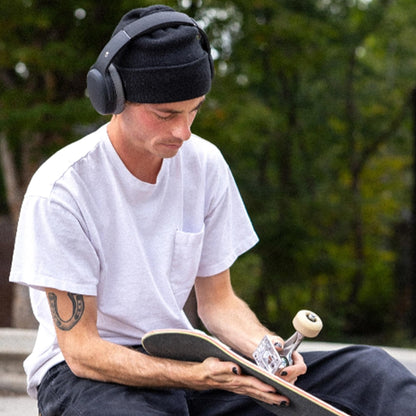 Skullcandy Crusher ANC 2 Noise Cancelling Wireless Headphones - True Black | Multi-Sensory Crusher Bass, Over-Ear Fit, Bluetooth, 60 Hours Battery, Working Out, Gym, Travel, Studying, Music, Gaming