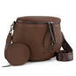 Montana West Crossbody Bag for Women, Large Bum Bag Purse Soft Vegan Leather Travel Fanny Pack with Coin Purse