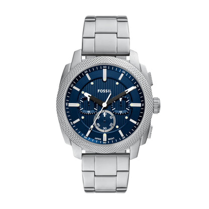 Fossil Men's Watch, Machine Stainless Steel Chronograph Watch for Men