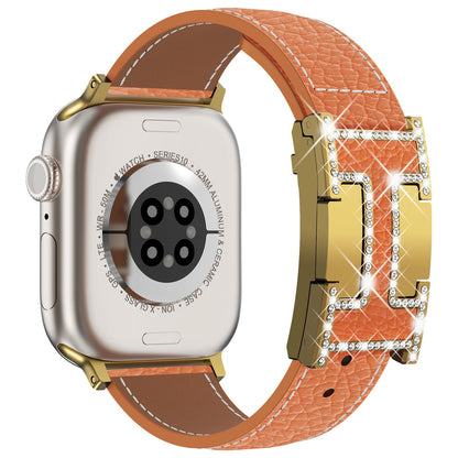 Leather Magnetic Watch Band Compatible with Apple Watch Ultra Band 49mm 46mm 45mm 44mm 42mm 41mm 40mm 38mm Replacement Strap for Women Men iWatch Ultra 3/2/1/SE3/Series 11/10/9/8/7/6/5/4/3/2/1