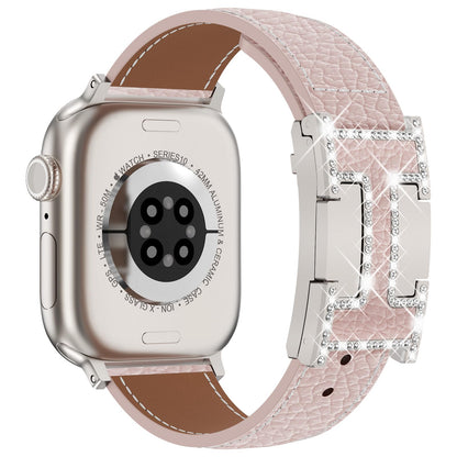 Leather Magnetic Watch Band Compatible with Apple Watch Ultra Band 49mm 46mm 45mm 44mm 42mm 41mm 40mm 38mm Replacement Strap for Women Men iWatch Ultra 3/2/1/SE3/Series 11/10/9/8/7/6/5/4/3/2/1
