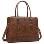 Laptop Bag for Women 15.6 Inch Leather Work Tote Briefcase Business Computer Shoulder Bag Large Capacity Waterproof Office Messenger Handbag Professional Teacher Nurse Carryall