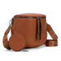 Montana West Crossbody Bag for Women, Large Bum Bag Purse Soft Vegan Leather Travel Fanny Pack with Coin Purse