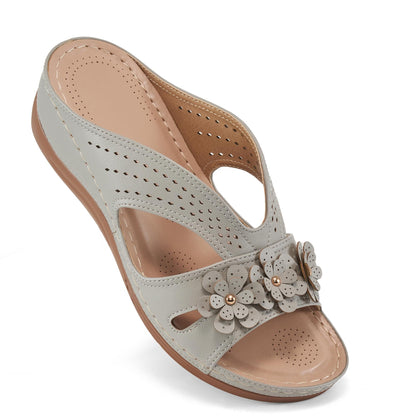 Sandals for Women Wedge Shoes: Slip On Dressy Summer Comfortable Slides Sandals 2026 Casual Memory Foam Platform Shoes