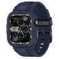amBand Bands Compatible with Apple Watch 9/8/7 45mm, M1 Sport Series Rugged Case Protective Cover for iWatch 6/SE (3/2/1)/5/4/3 44mm Men Green
