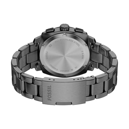 Fossil Men's Watch, Machine Stainless Steel Chronograph Watch for Men