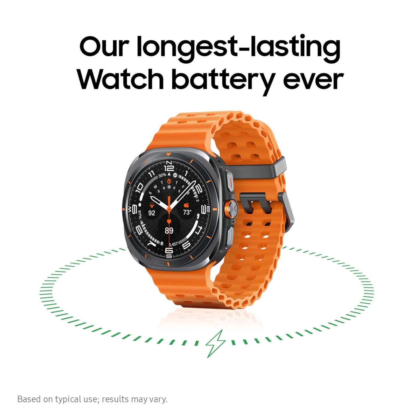 Samsung Galaxy Watch Ultra (2025), Titanium Gray, 47mm, LTE Smartwatch | Titanium Casing, Advanced Sleep Coaching, Running Coach, Energy Score, Heart Rate Tracking, GPS, [US Version, 2 Yr Warranty]