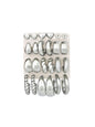 12 Pairs Chunky Gold Hoop Earrings for Women Trendy, Gold Plated Lightweight Hypoallergenic Stack, Thick Open Twisted Huggie Hoops Earring Set