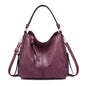 Realer Hobo Crossbody Bags for Women Designer Faux Leather Hobo Handbags Retro Large Size Shoulder Bag Bucket Purse