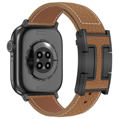 Leather Magnetic Watch Band Compatible with Apple Watch Ultra Band 49mm 46mm 45mm 44mm 42mm 41mm 40mm 38mm Replacement Strap for Women Men iWatch Ultra 3/2/1/SE3/Series 11/10/9/8/7/6/5/4/3/2/1