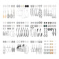NEWITIN 69 Pieces Gold Jewelry Set for Women Fashion Costume Jewelry Gold Plated Necklace Bracelet Earrings Set for Women