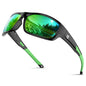 suoso Sports Polarized Sunglasses for Men: Women UV400 Protection Wrap Around Sun Glasses for Golf Fishing Running Driving